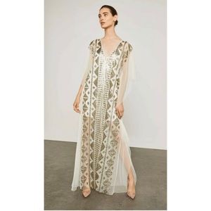BCBGMaxAzria EXQUISITE Sequin Caftan “Corozo” Gown